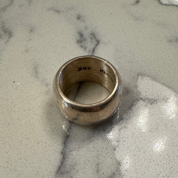 Chunky Sterling Silver pinky Ring - Picture 4 of 5